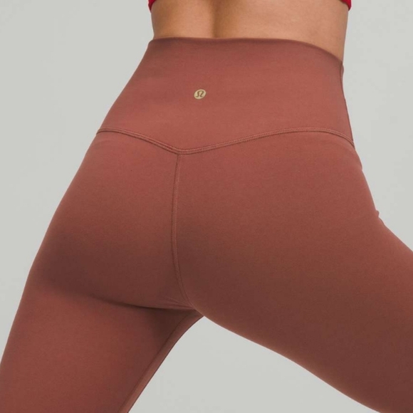 Lululemon Lunar New Year Align High Rise Pant 25" Smoky Red Nulu 6 - Picture 2 of 14
